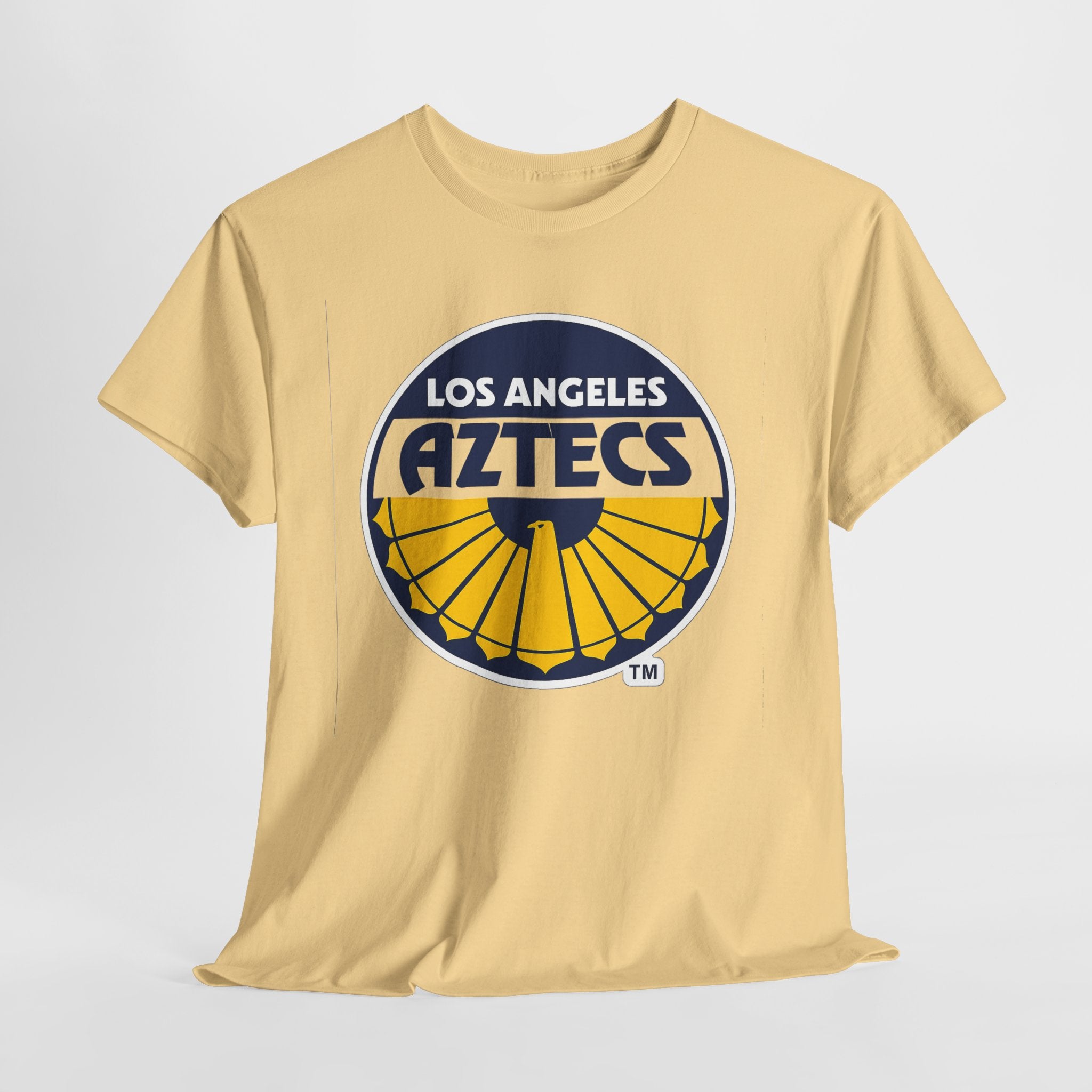 Los Angeles Aztecs Vintage Logo Cotton T-Shirt