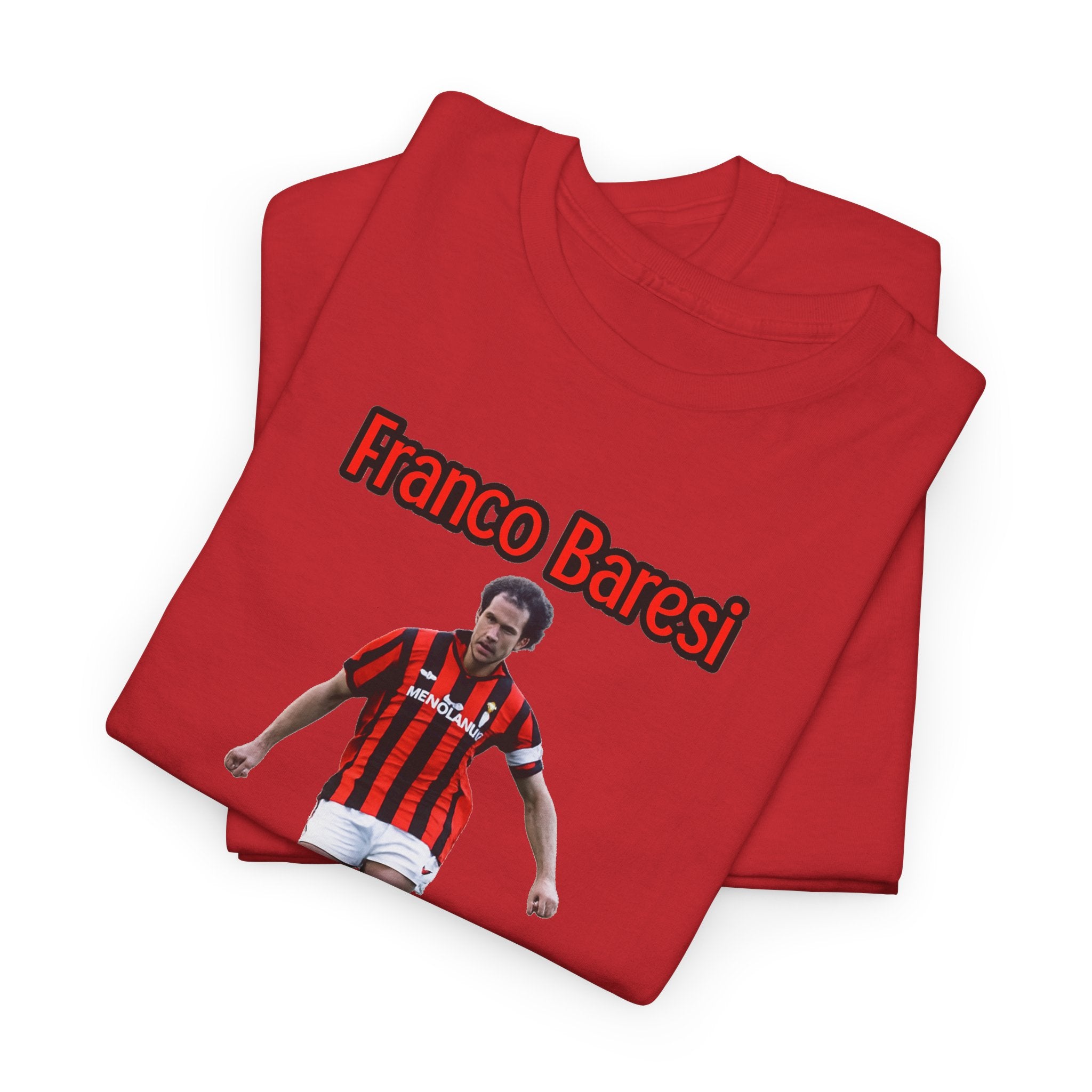 Franco Baresi Legend Tee — AC Milan Retro Soccer Graphic T-Shirt