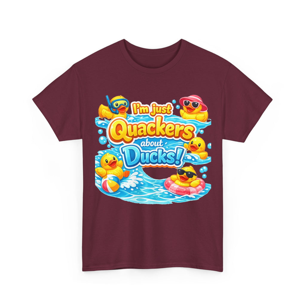 I'm Just Quackers About Ducks! Cute Rubber Duck Pool Tee