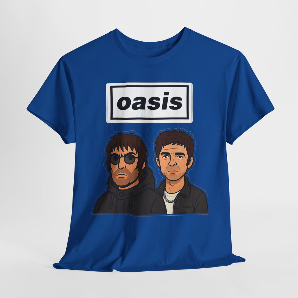 Oasis Inspired Unofficial Band Logo Tee — 'oasis' Graphic T-Shirt