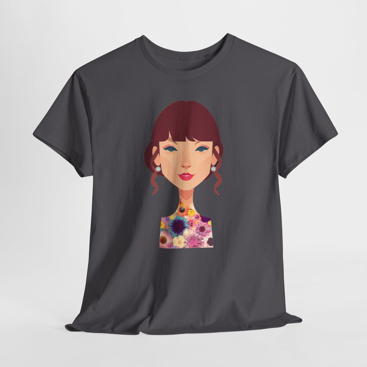T Swift Illustration Cotton T-Shirt