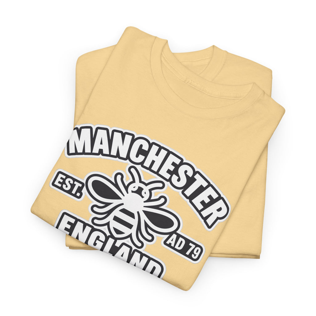 Manchester Bee Cotton T-Shirt – Established 1979 England Graphic Tee