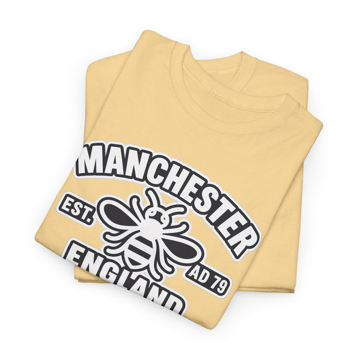 Manchester Bee Cotton T-Shirt – Established 1979 England Graphic Tee