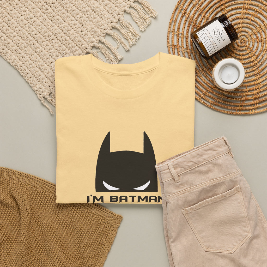 I'm Batman Graphic Tee — Funny Superhero Mask T-Shirt