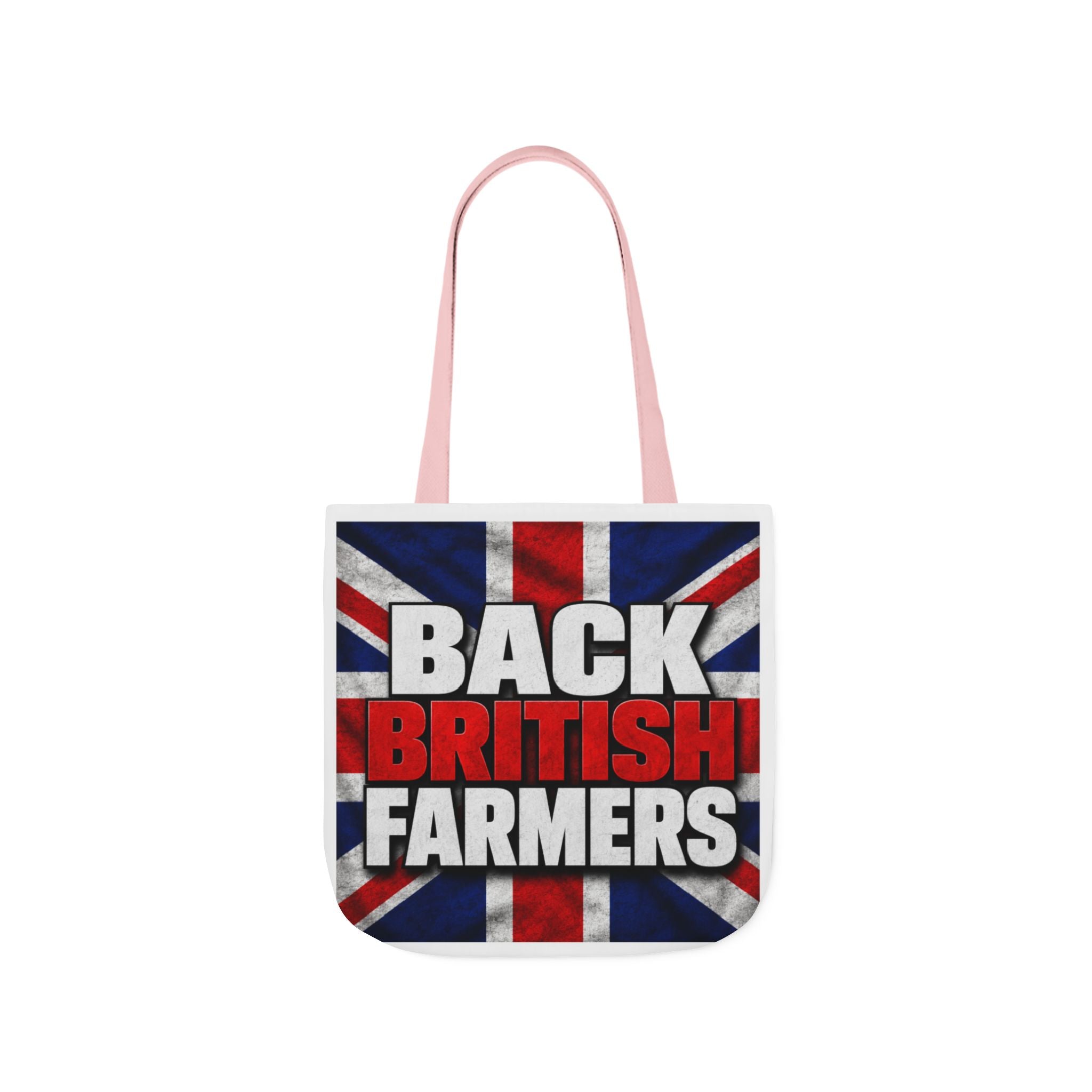 Back British Farmers Canvas Tote Bag — Union Jack Farming Support Tote