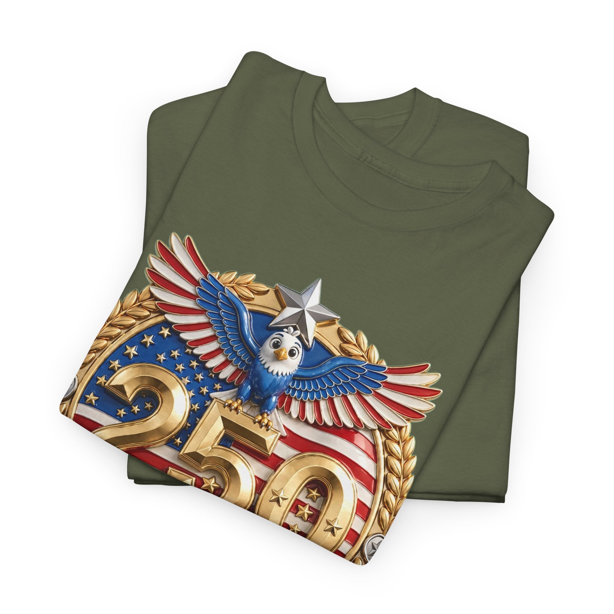 250th USA Anniversary T-Shirt – 1776–2026 Patriotic Eagle Emblem Tee