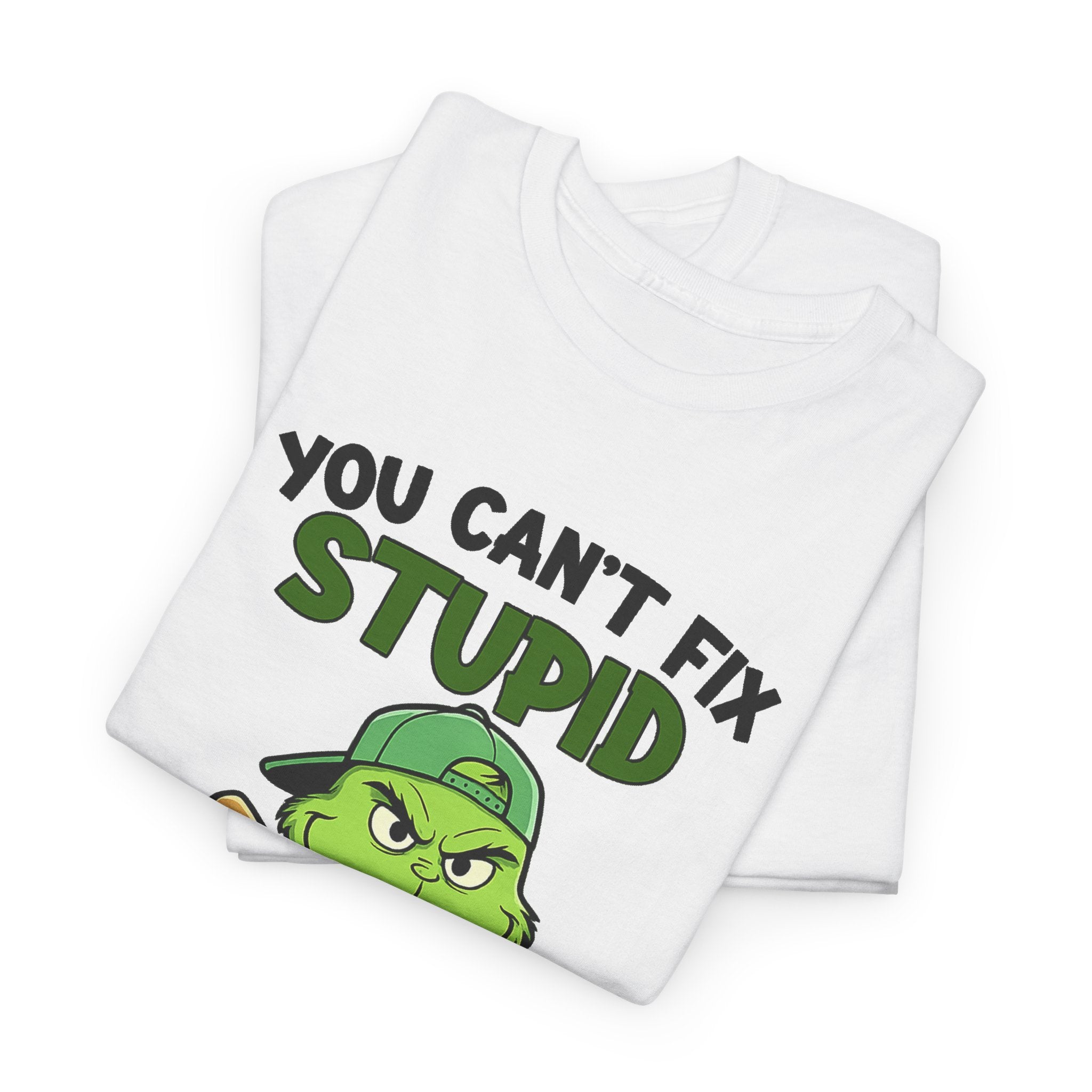 Funny Carpenter T‑Shirt — "You Can't Fix Stupid But You Can Numb It With a 2x4"