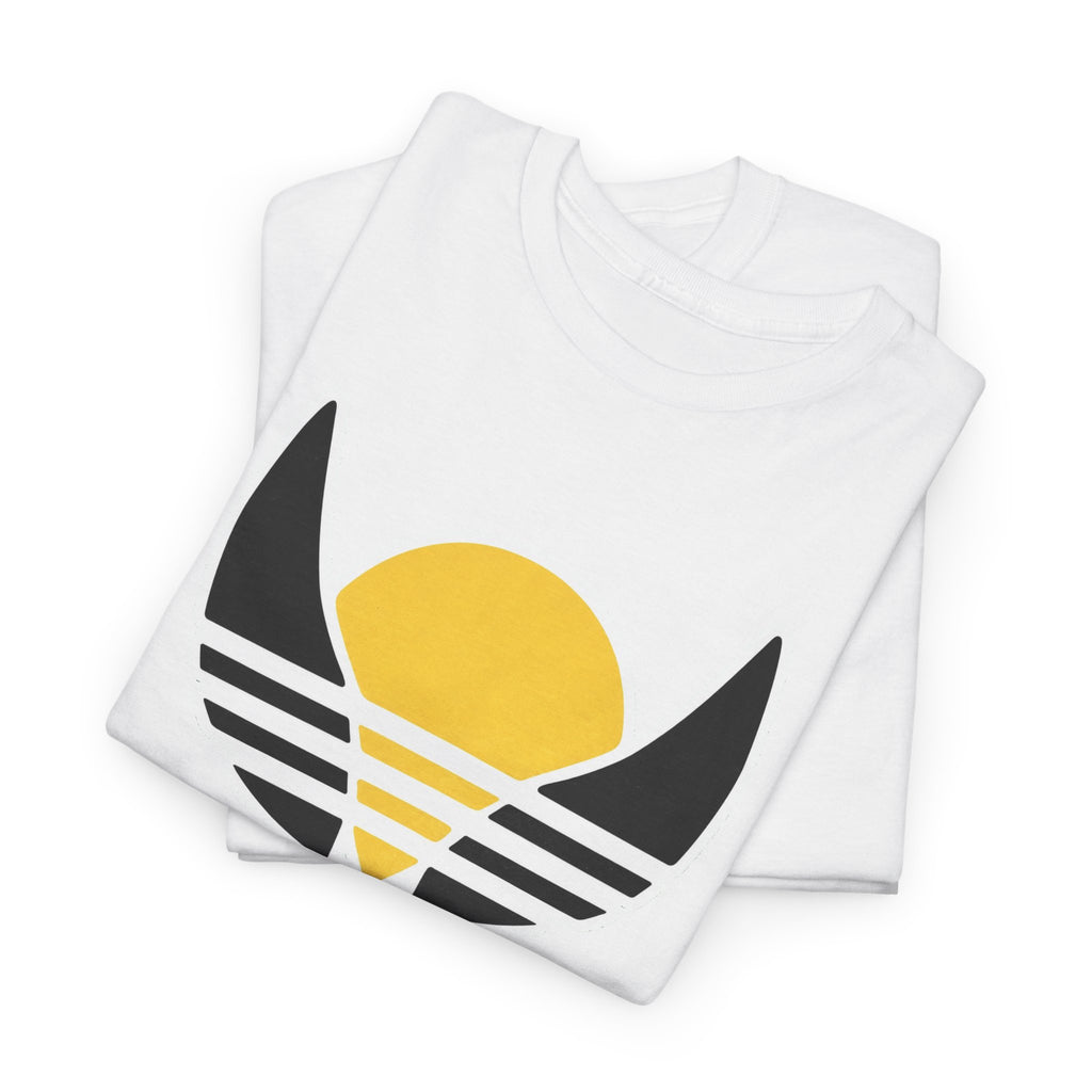 T‑Shirt — 'logan' Retro Sunrise Logo Cotton Tee