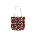 Mickey Mouse Canvas Tote — Retro Cartoon Character Allover Print