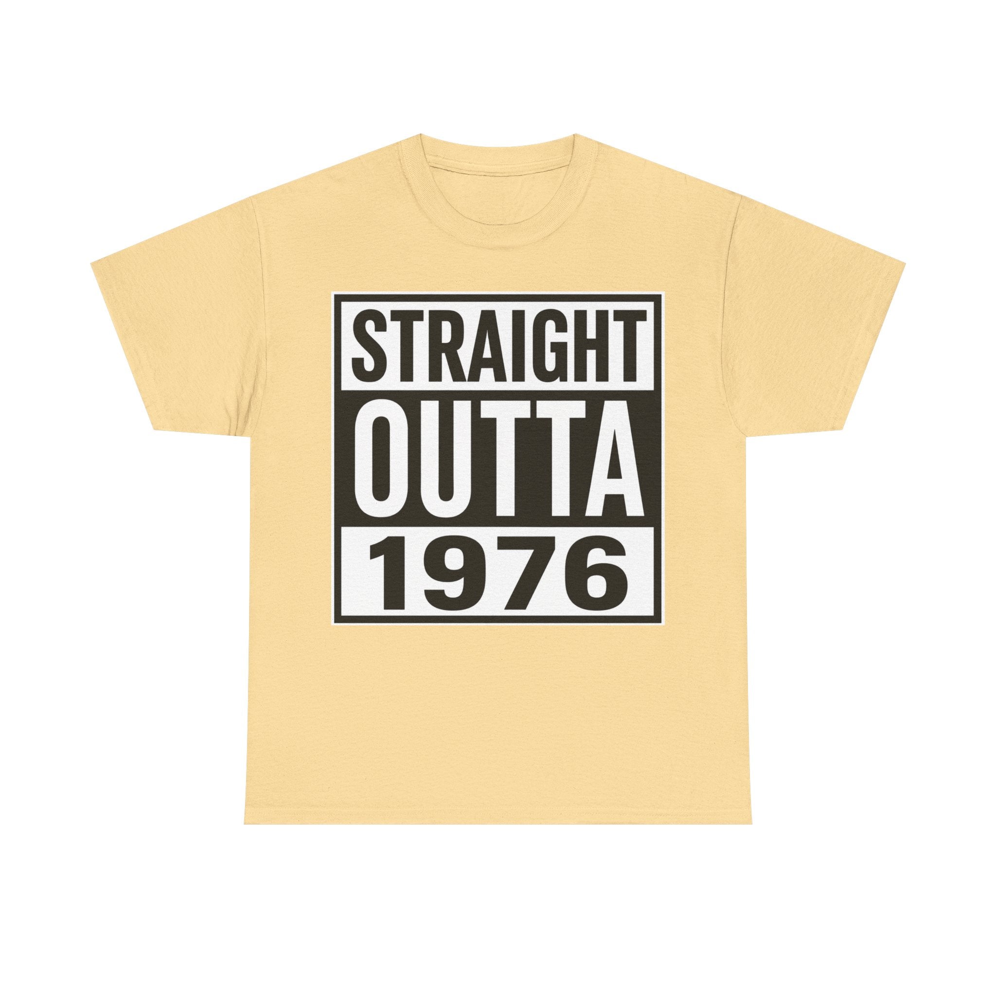 Straight Outta 1976 T-Shirt — Retro 1976 Birthday Tee