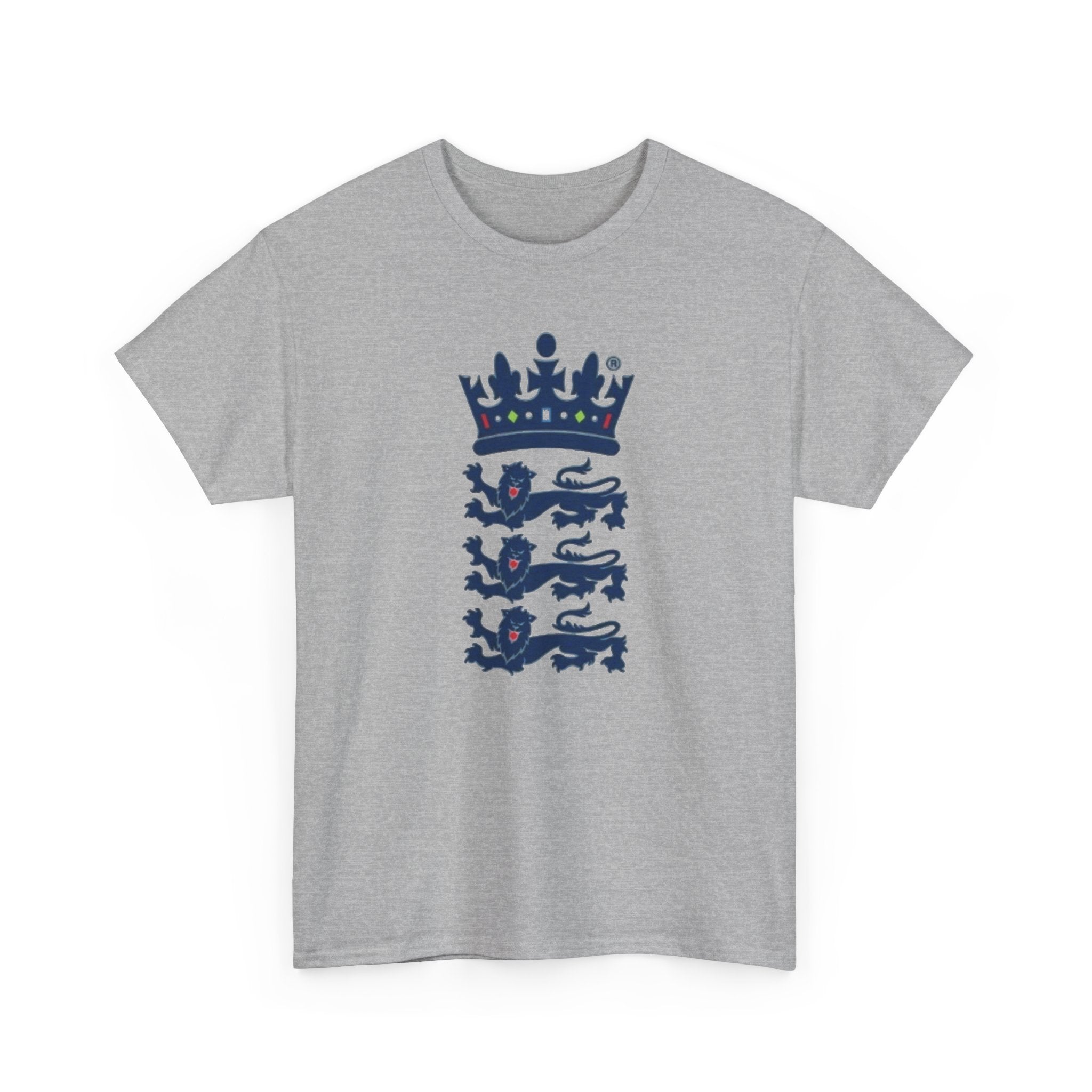English Cricket T-Shirt — Vintage Cricket Crest Tee