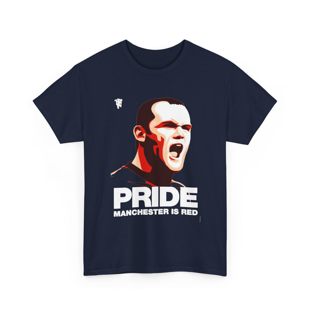 Manchester Pride Tee — “Pride Manchester Is Red” Football Fan Shirt