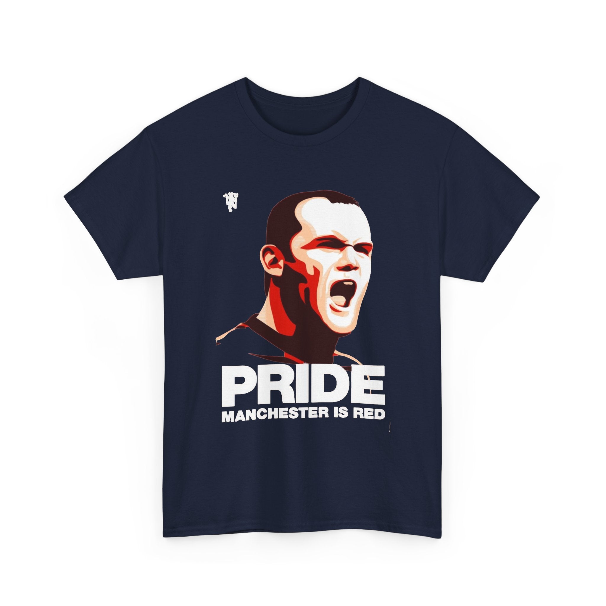 Manchester Pride Tee — “Pride Manchester Is Red” Football Fan Shirt