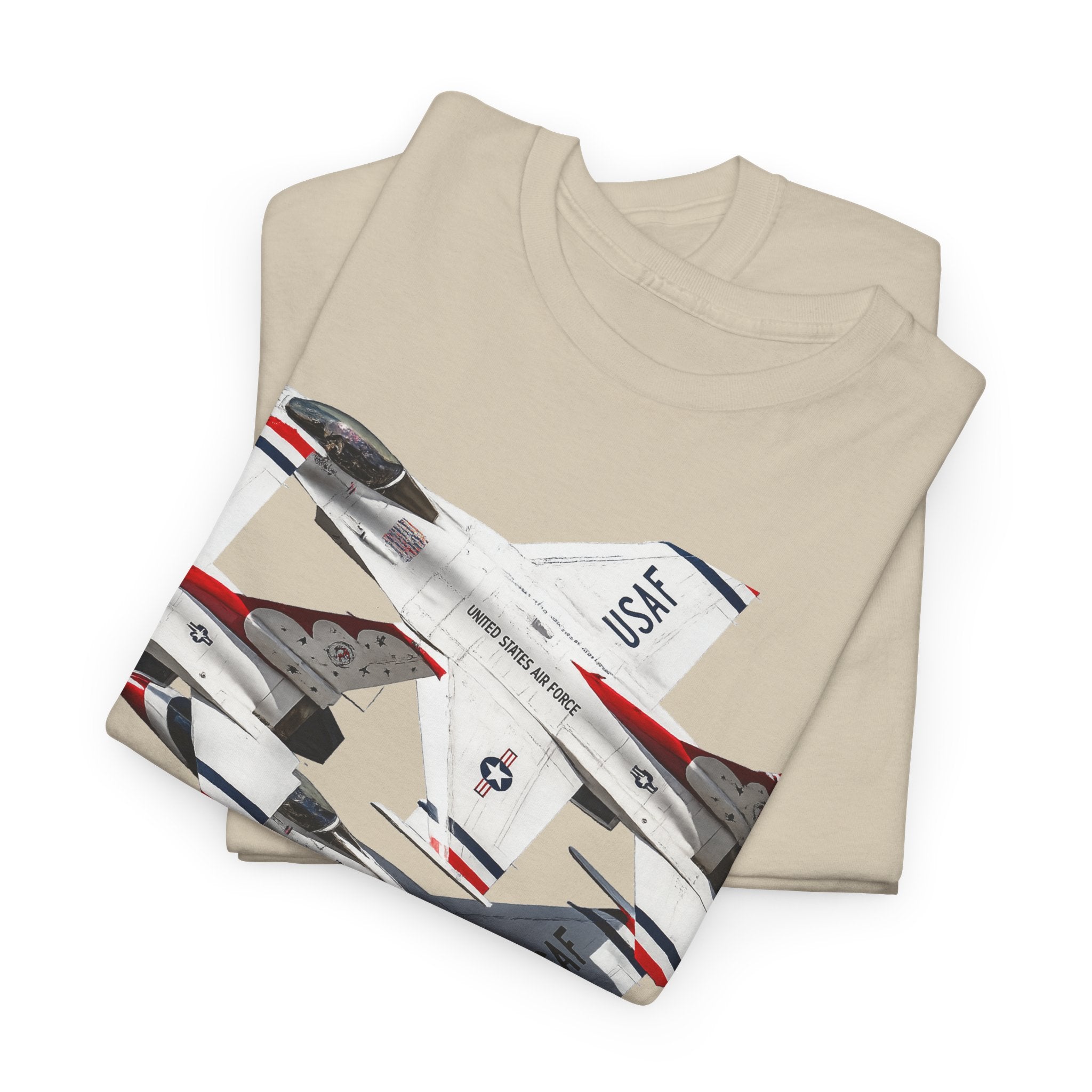 Thunderbirds Jet Formation T‑Shirt — Military Aviation Fighter Jets Tee