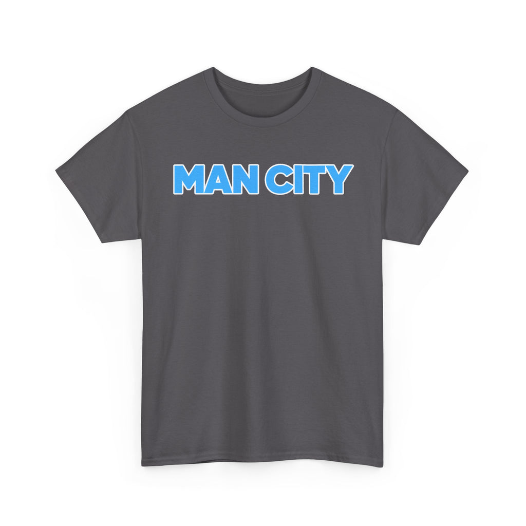 Man City Cotton T‑Shirt — Minimal Football Fan Tee