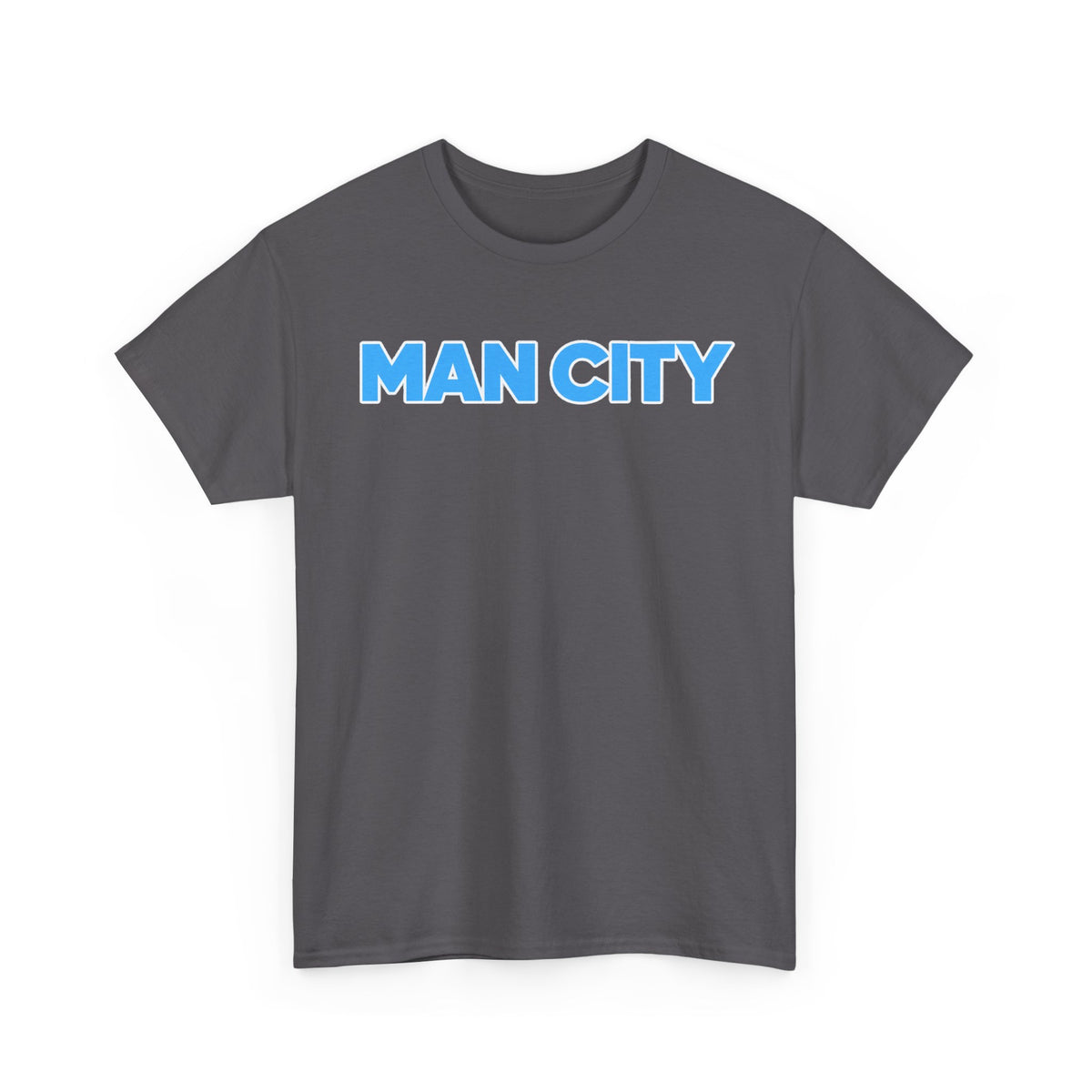 Man City Cotton T‑Shirt — Minimal Football Fan Tee