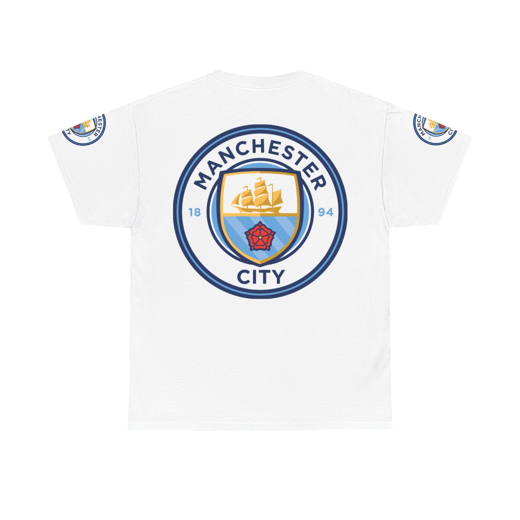 Manchester City Crest T-Shirt — Football Club Logo Tee
