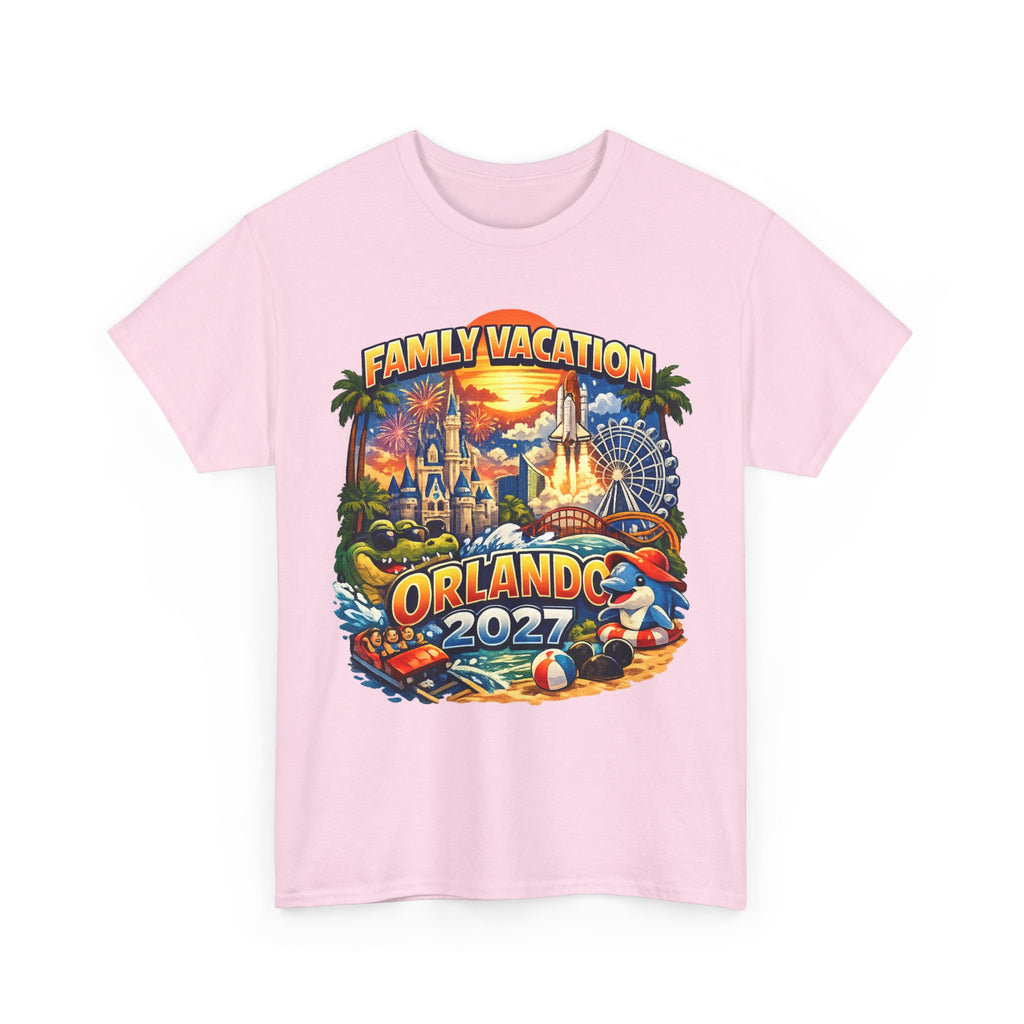 Family Vacation Orlando 2027 T-Shirt — Vintage Theme Park Souvenir Tee