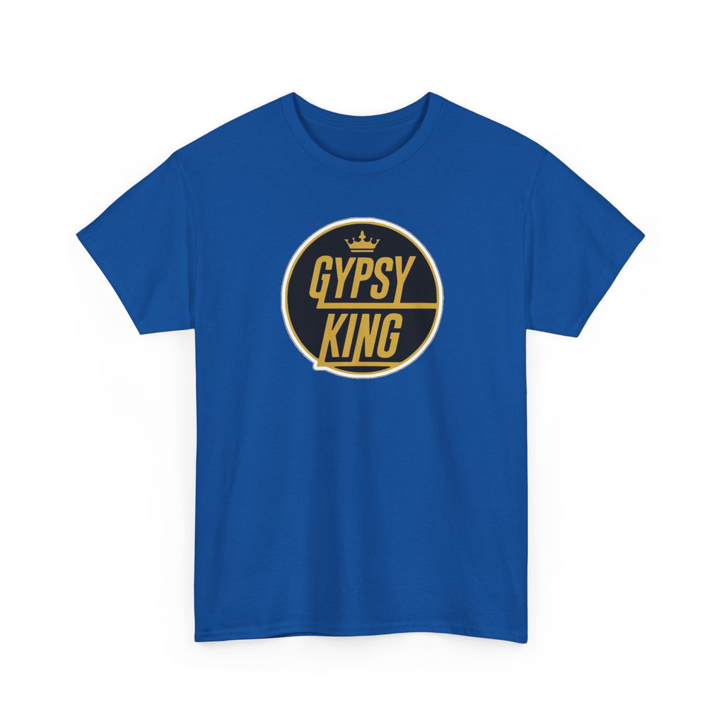Gypsy King Graphic Tee — Retro Black & Gold Crown Logo T‑Shirt