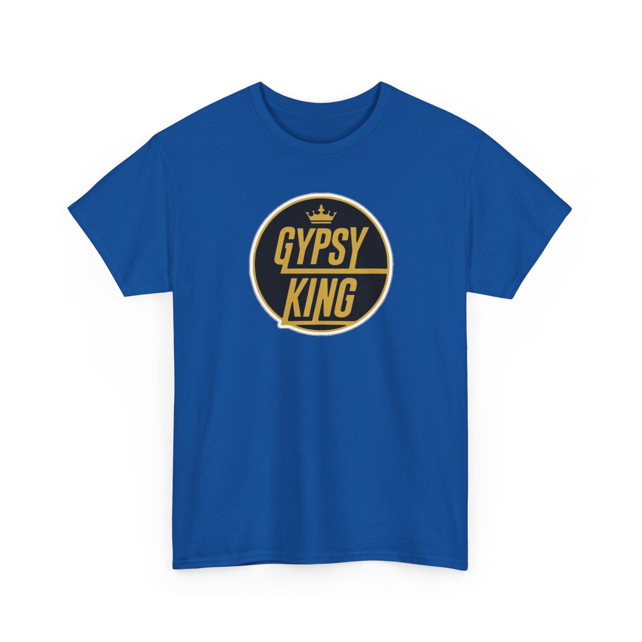 Gypsy King Graphic Tee — Retro Black & Gold Crown Logo T‑Shirt