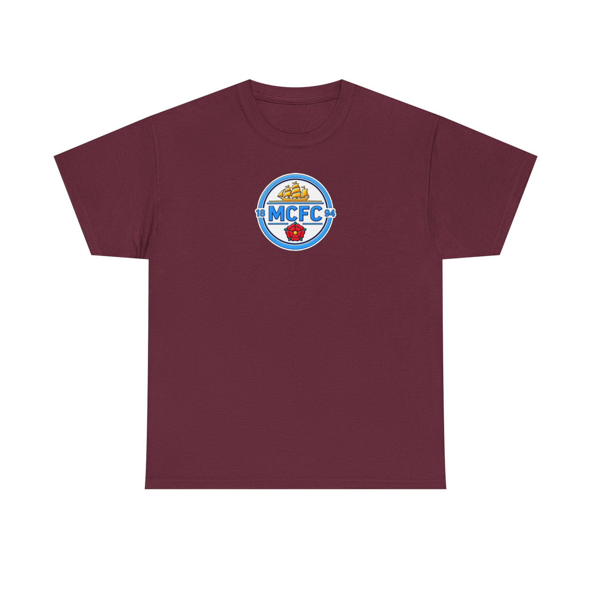 MCFC Retro Crest T‑Shirt — Vintage Soccer Fan Tee