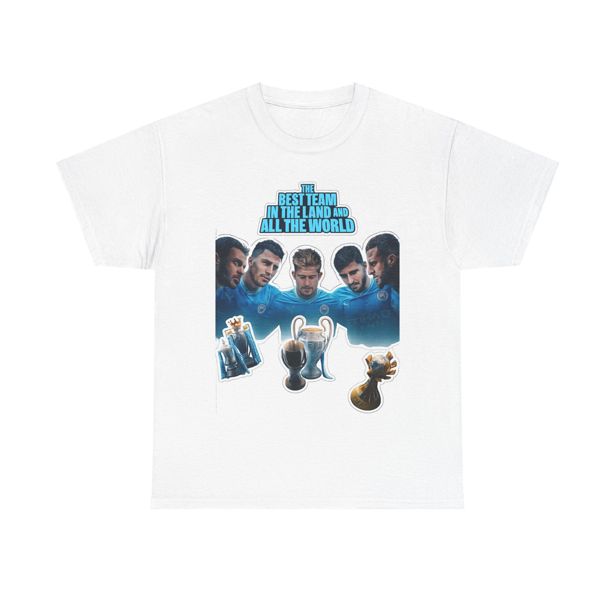 Manchester City — "Best Team in the Land and All the World" Cotton T-Shirt