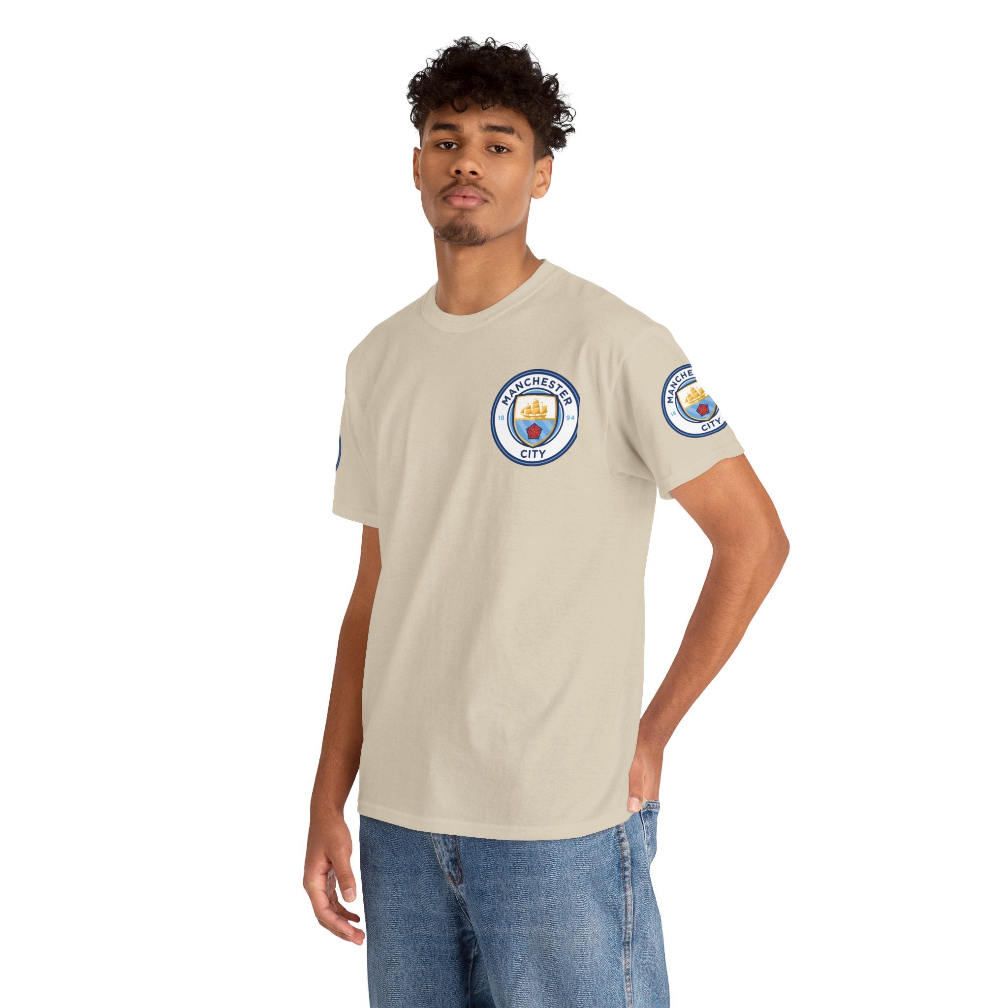 Manchester City Crest T-Shirt — Football Club Logo Tee