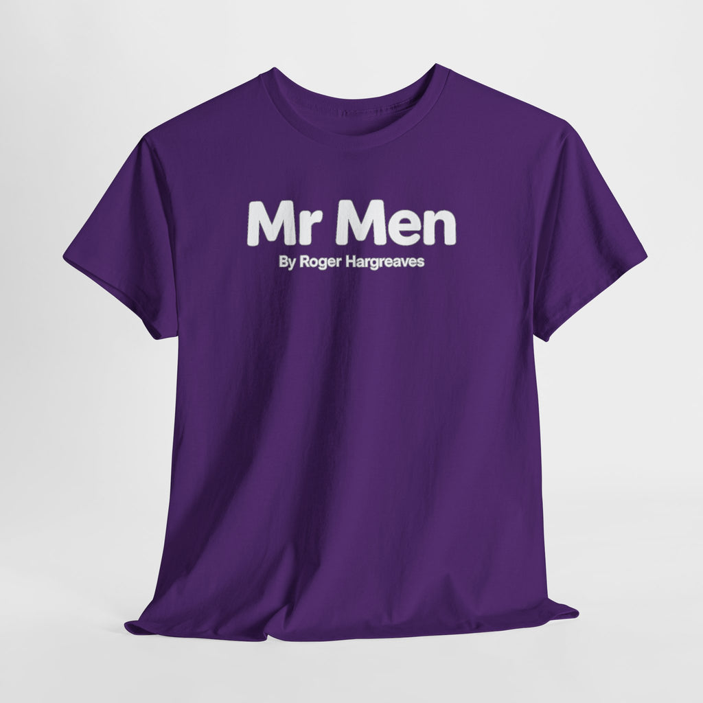 Mr Men T-Shirt – Retro 'Mr Men by Roger Hargreaves' Logo Tee