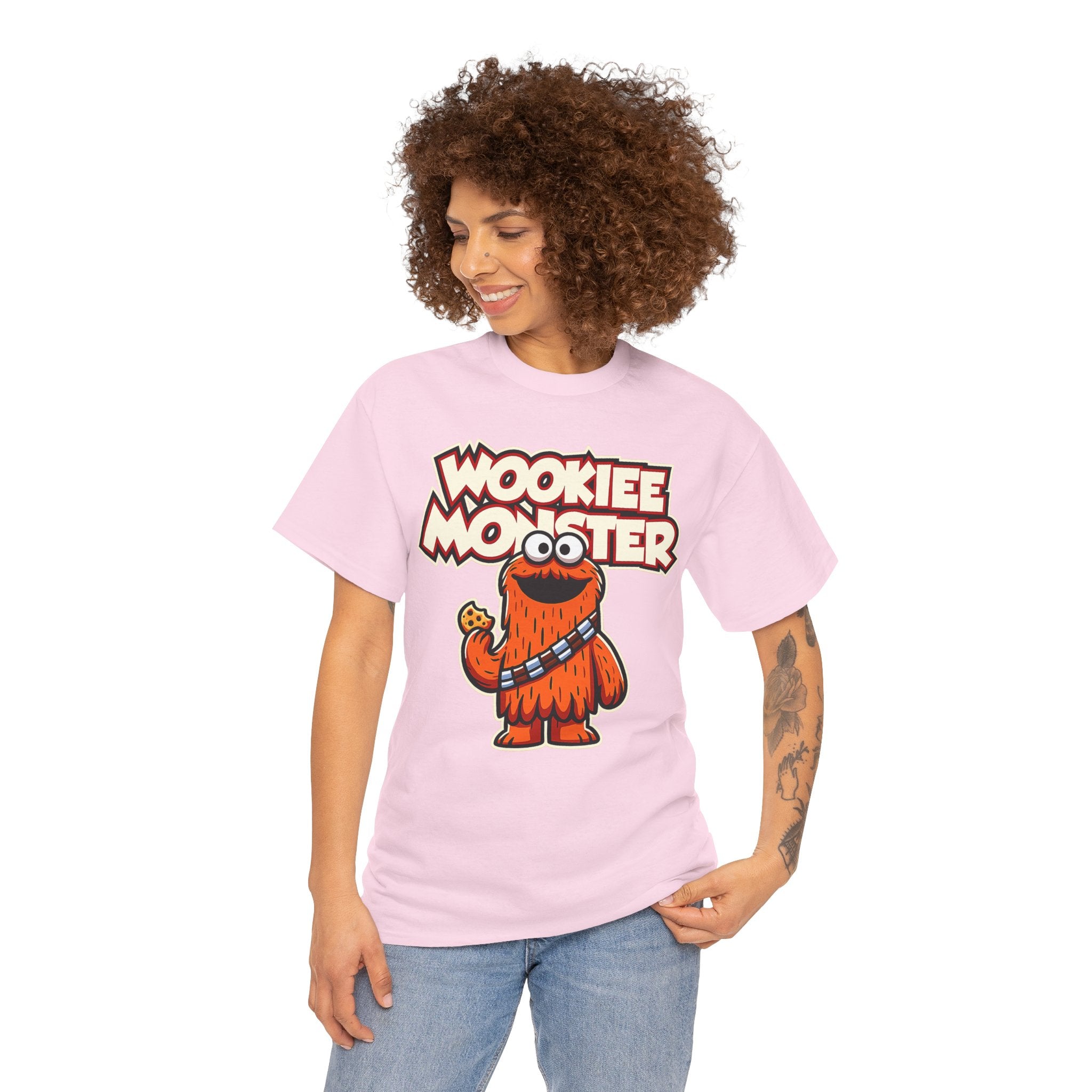 Wookiee Monster Tee - Funny Retro Sci‑Fi Cartoon Shirt