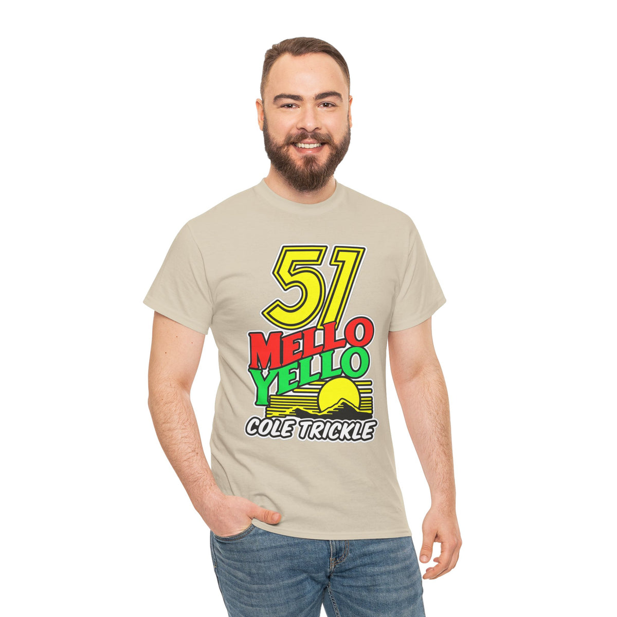 Days of Thunder Mello Yello '51' Graphic Tee — Cole Trickle Racing Shirt