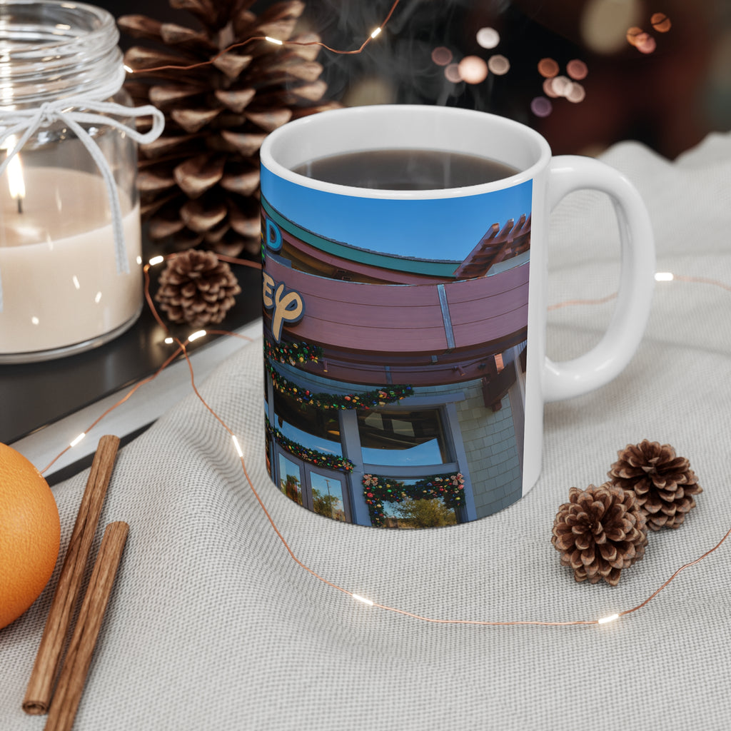 World of Disney Store Sign Ceramic Mug — Theme Park Souvenir Coffee Cup (11oz & 15oz)