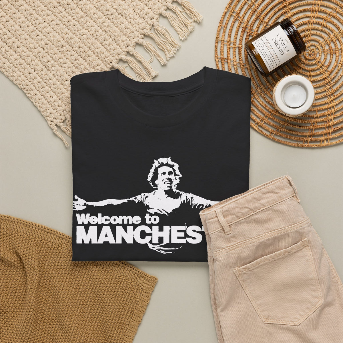 Welcome to Manchester Tee — Retro Carlos Tevez Manchester City Graphic Cotton T-Shirt
