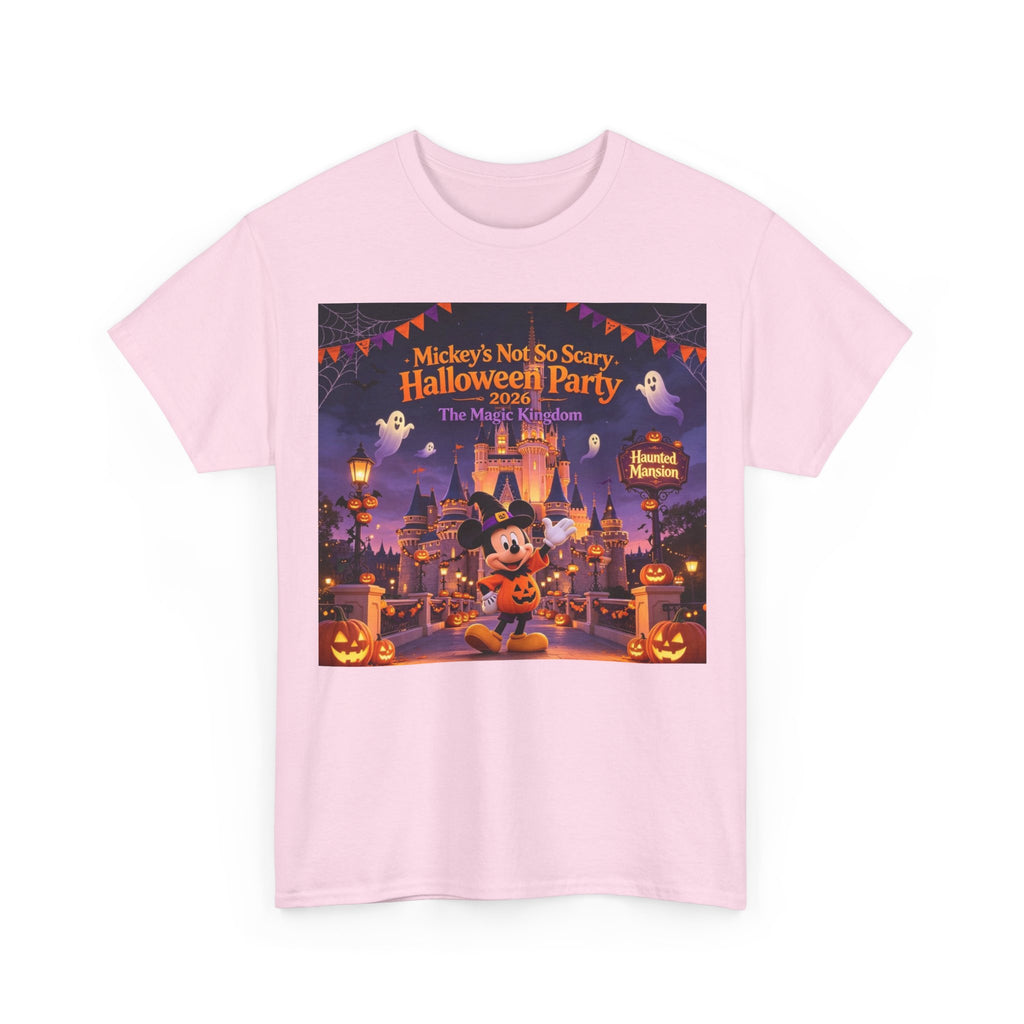 Halloween Mickey T-Shirt — "Not So Scary Halloween Party" Castle Graphic Tee