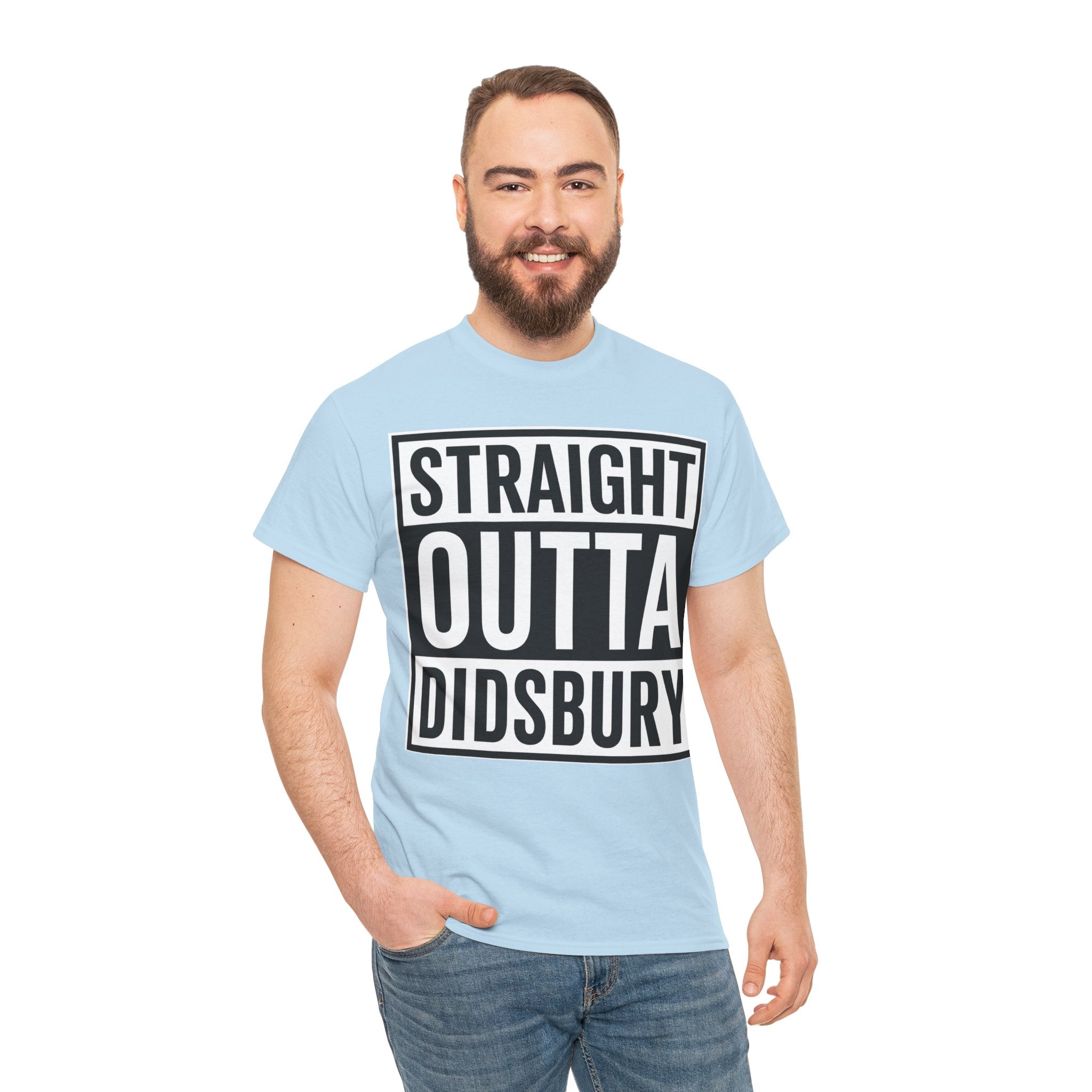 Straight Outta Didsbury T‑Shirt — Graphic City Pride Tee