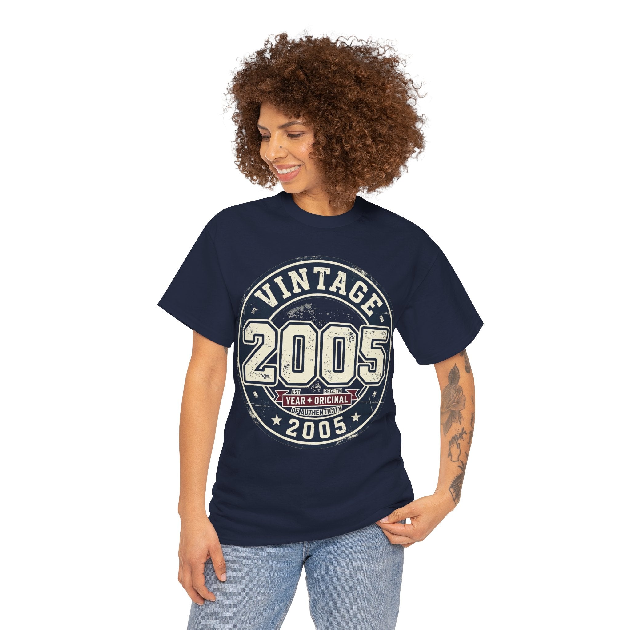 Vintage 2005 T-Shirt — Retro Birth Year Graphic Tee