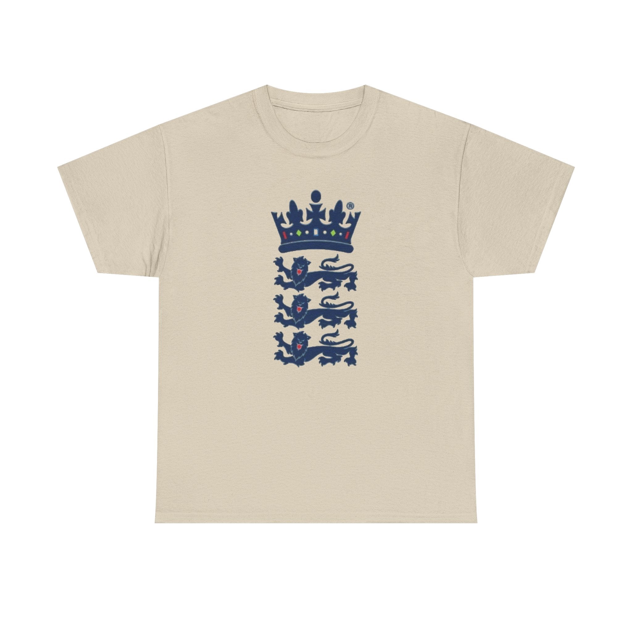 English Cricket T-Shirt — Vintage Cricket Crest Tee