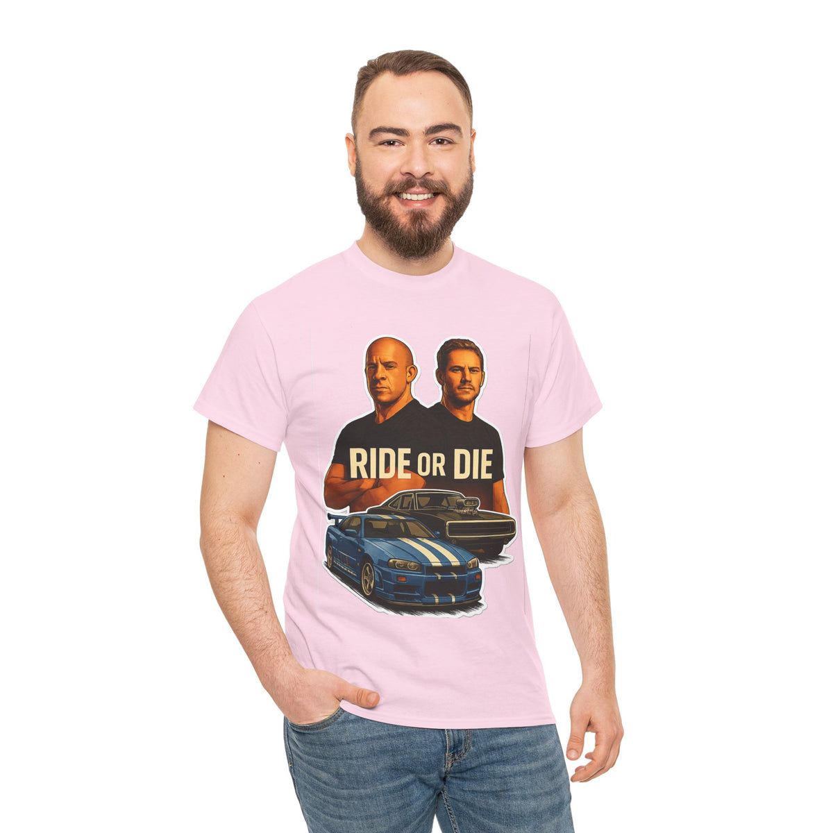 Ride or Die Street Racing Graphic Cotton Tee