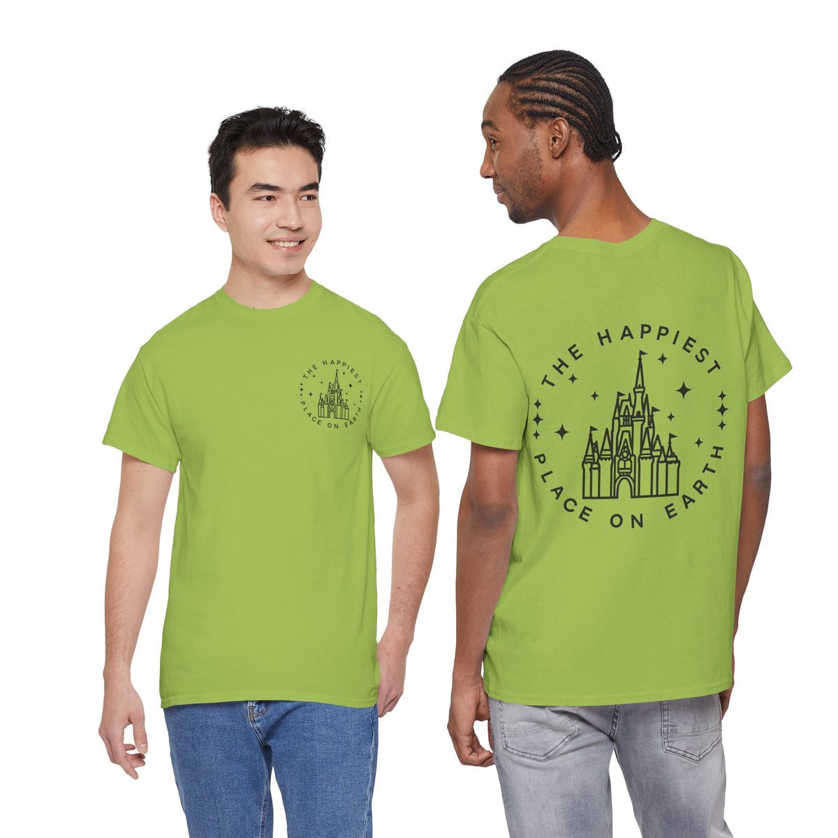 The Happiest Place on Earth Castle Graphic Cotton T-Shirt