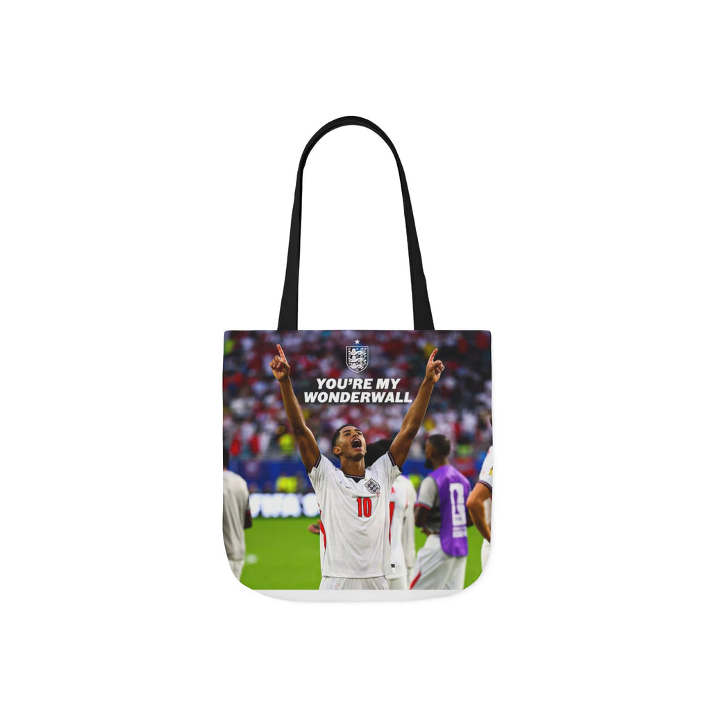 Jude Bellingham England Celebration Tote Bag – "You’re My Wonderwall" England Fan Canvas Tote