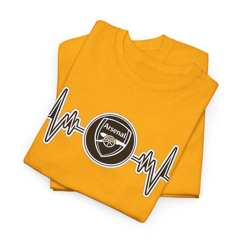 Arsenal Heartbeat T-Shirt — Premier League Fans’ Cotton Tee