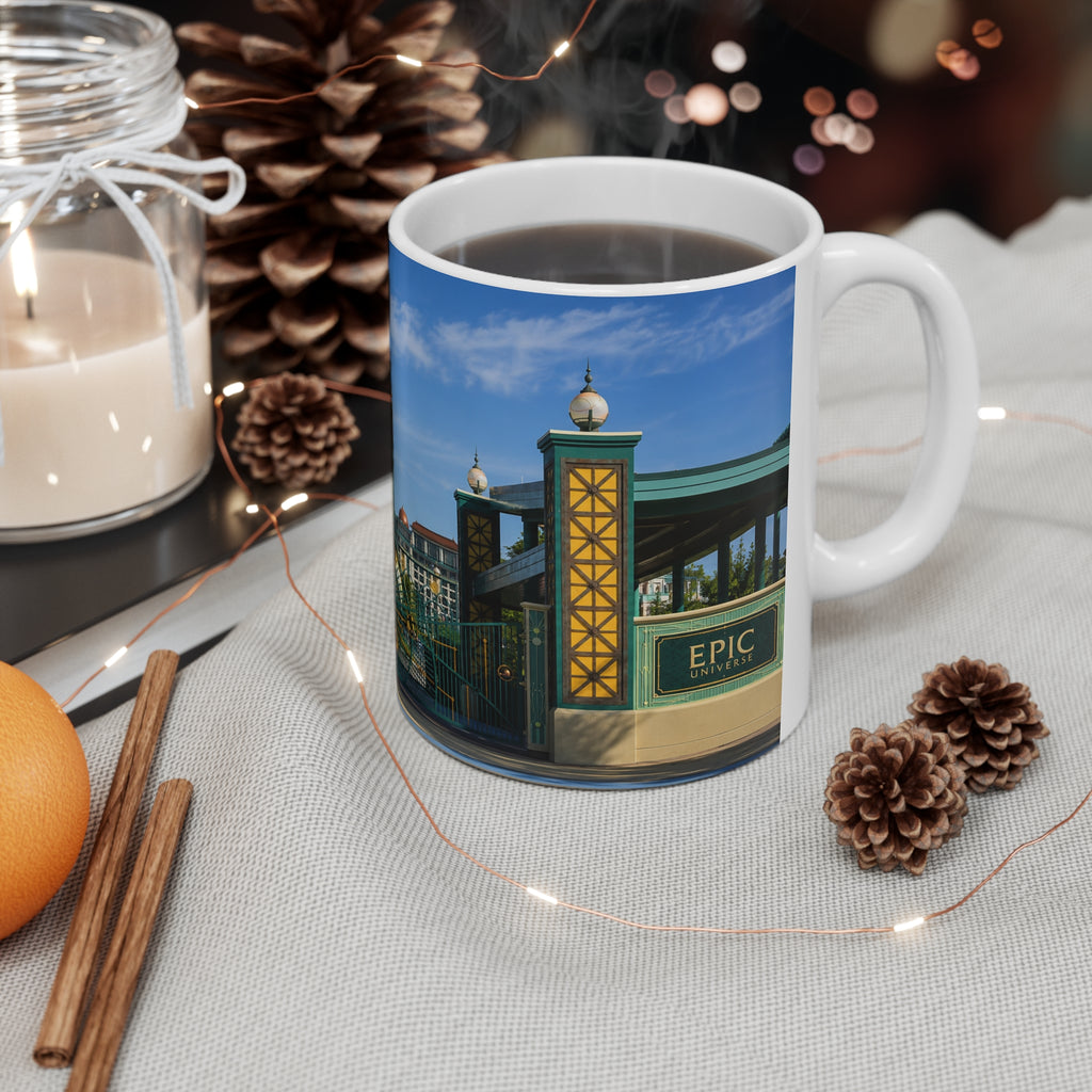 Epic Universe Gateway Ceramic Coffee Mug – 11oz & 15oz