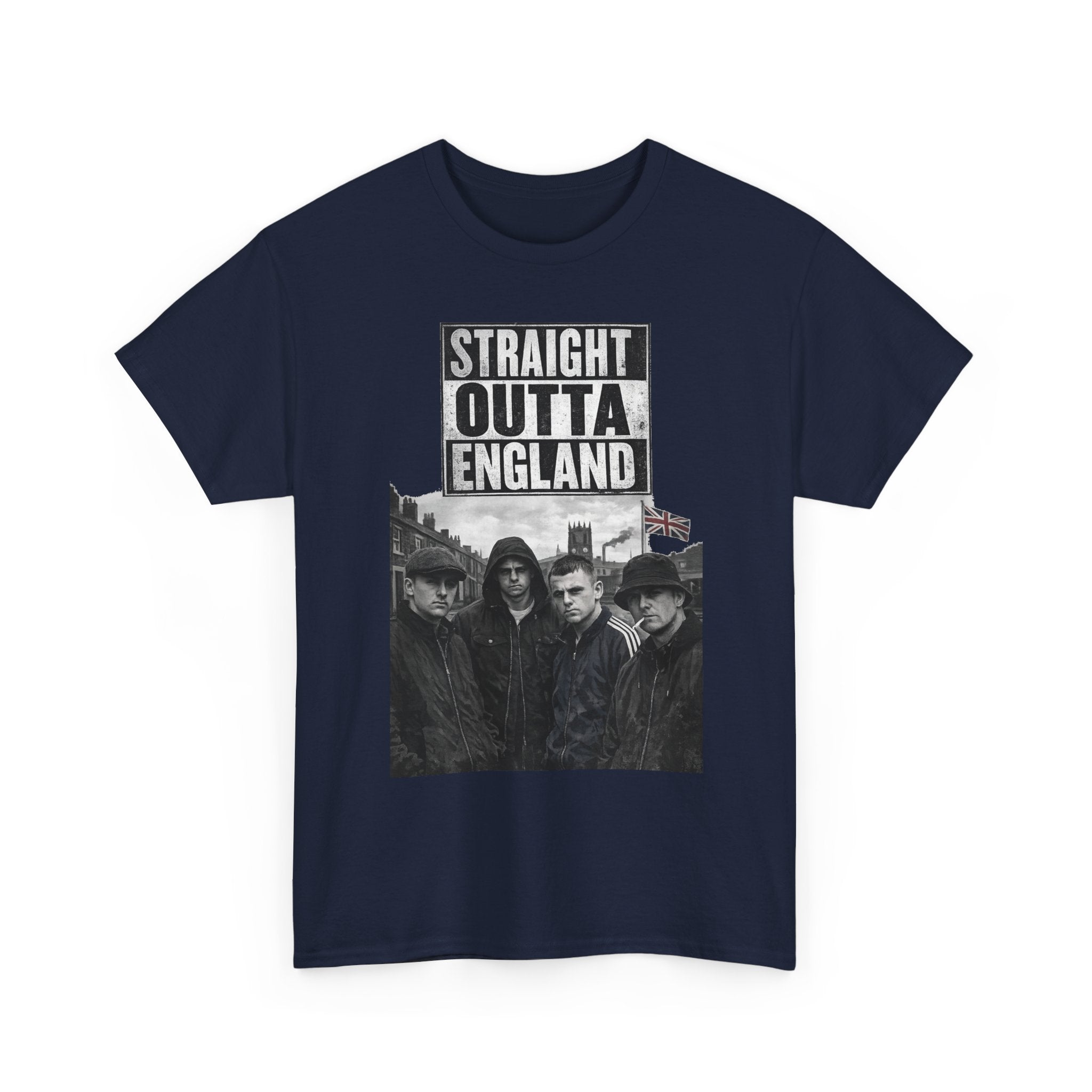 Straight Outta England T-Shirt — Retro Band Photo Tee