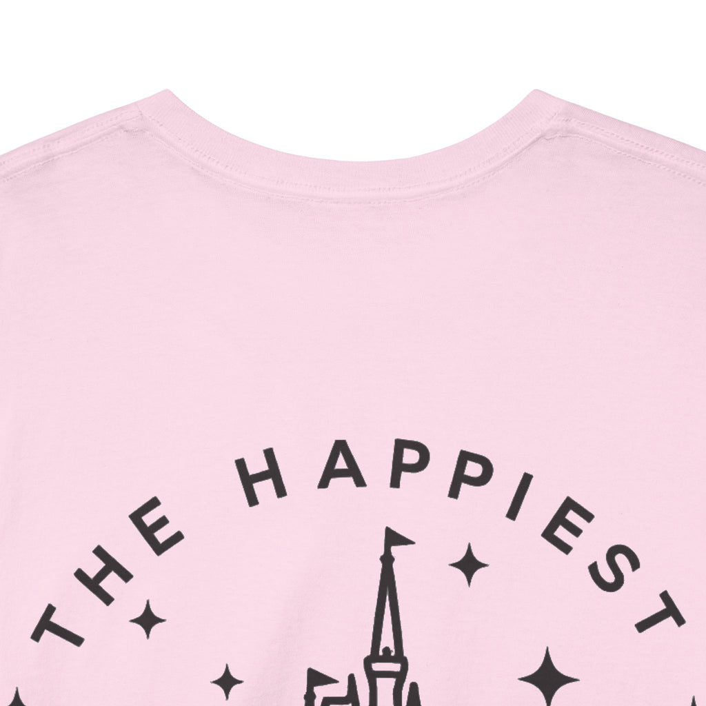 The Happiest Place on Earth Castle Graphic Cotton T-Shirt