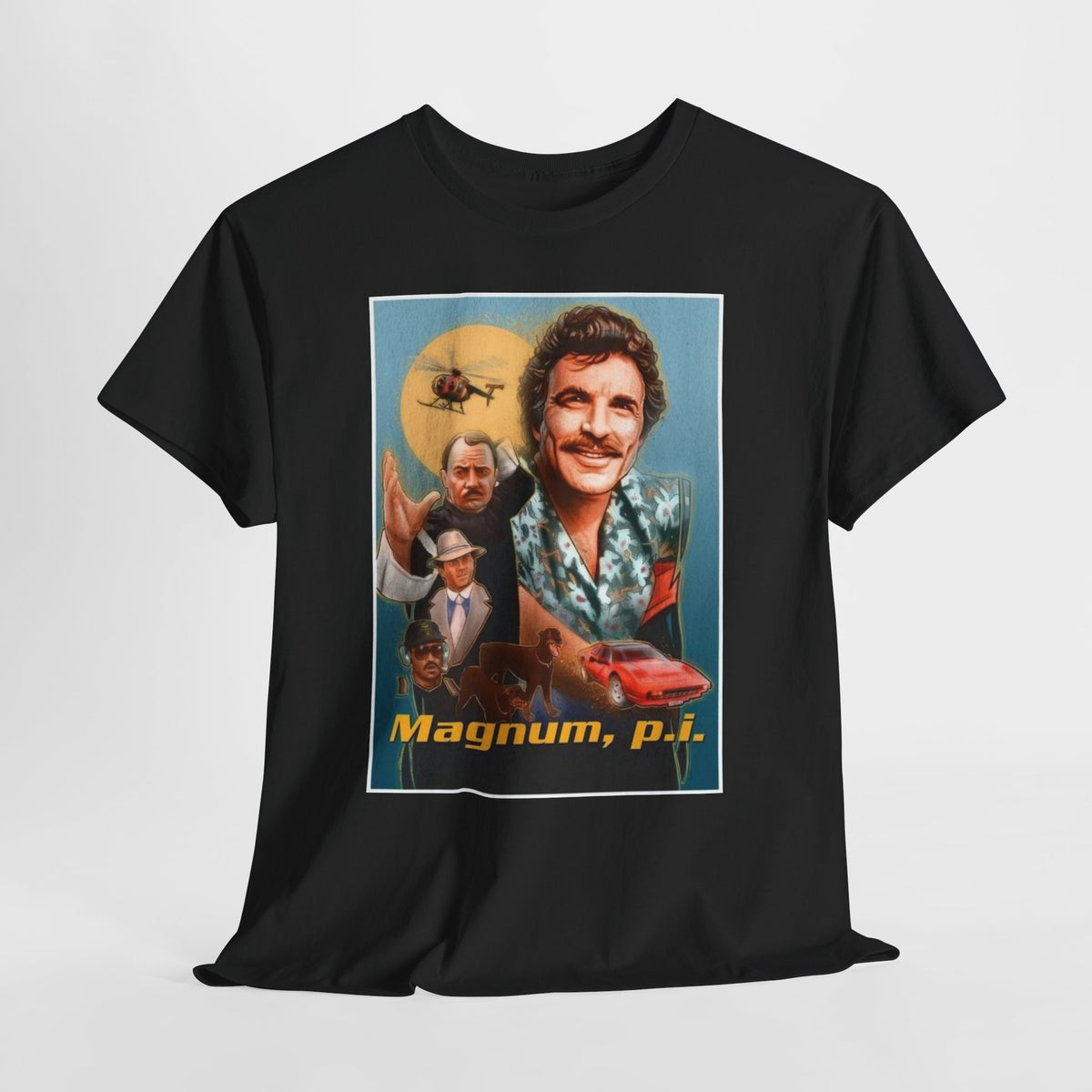 Magnum, P.I. Retro TV Show Inspired Cotton T-Shirt