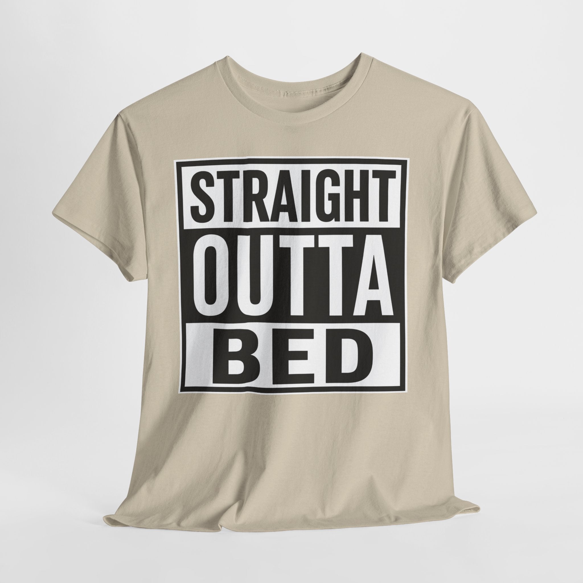 Straight Outta Bed T-Shirt — Funny Morning Graphic Tee