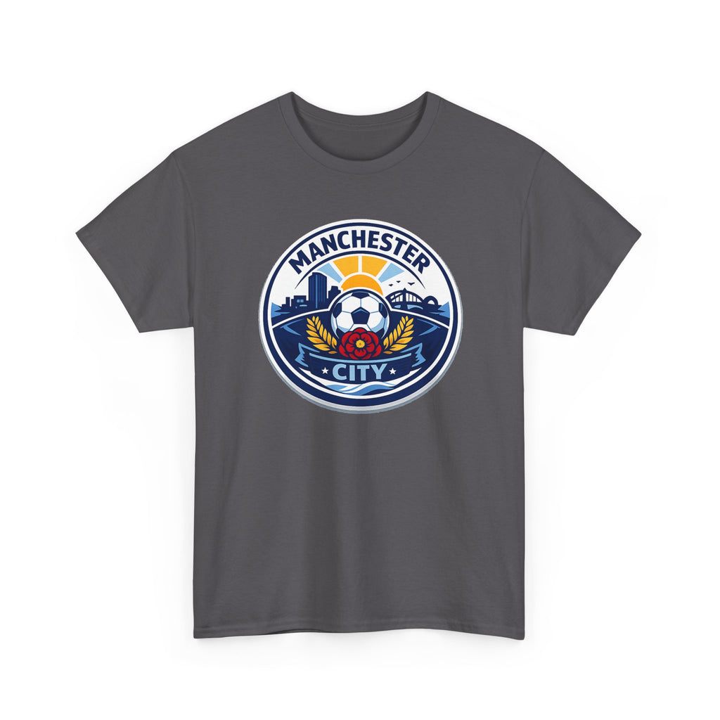 Manchester City Unofficial Soccer Logo T-Shirt — Football Fan Tee