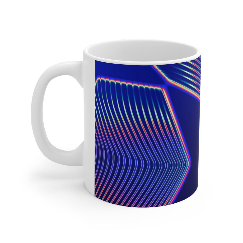 Champions League Star Ceramic Coffee Mug — Retro Wave 11oz & 15oz