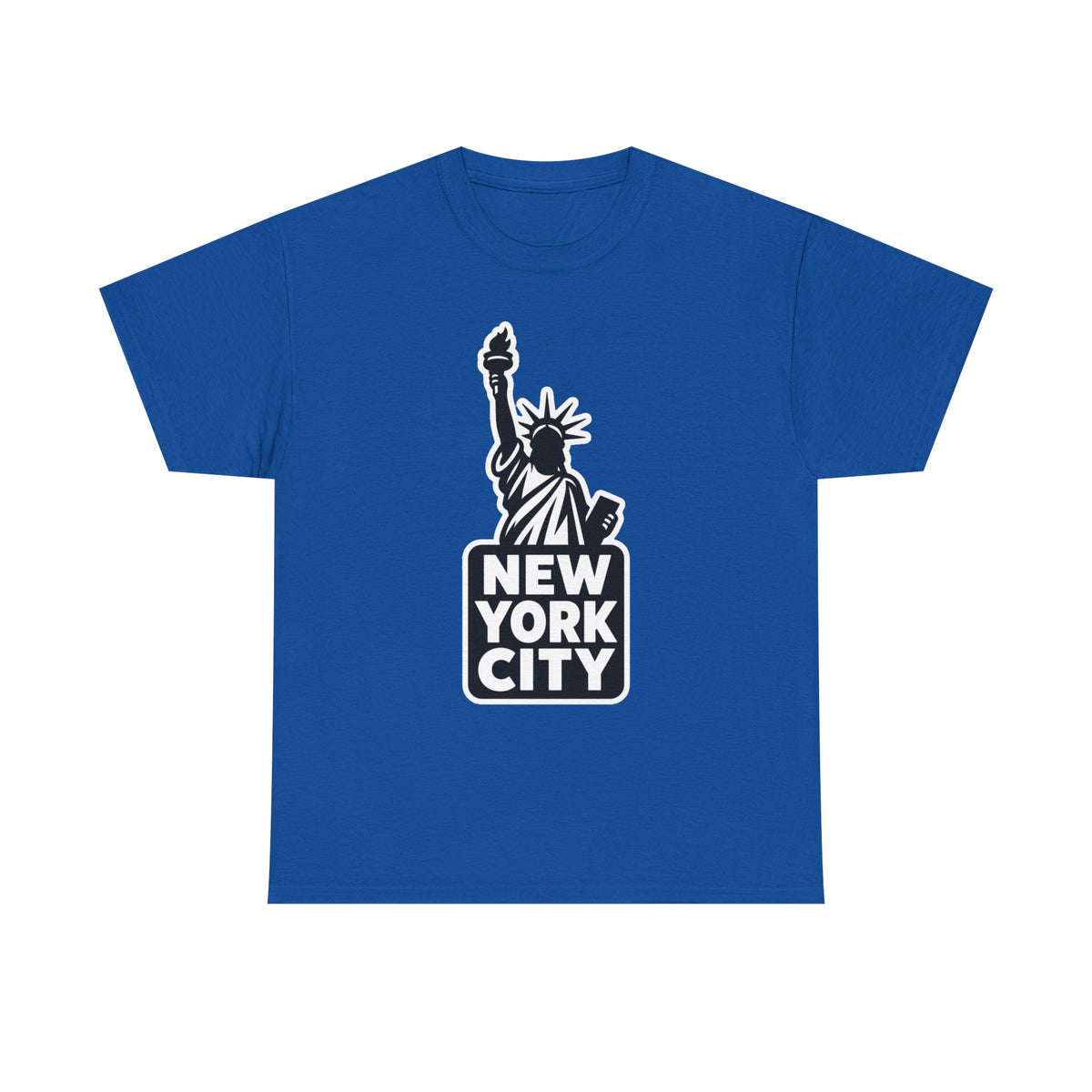 New York City Statue of Liberty Graphic Cotton T-Shirt / Tee