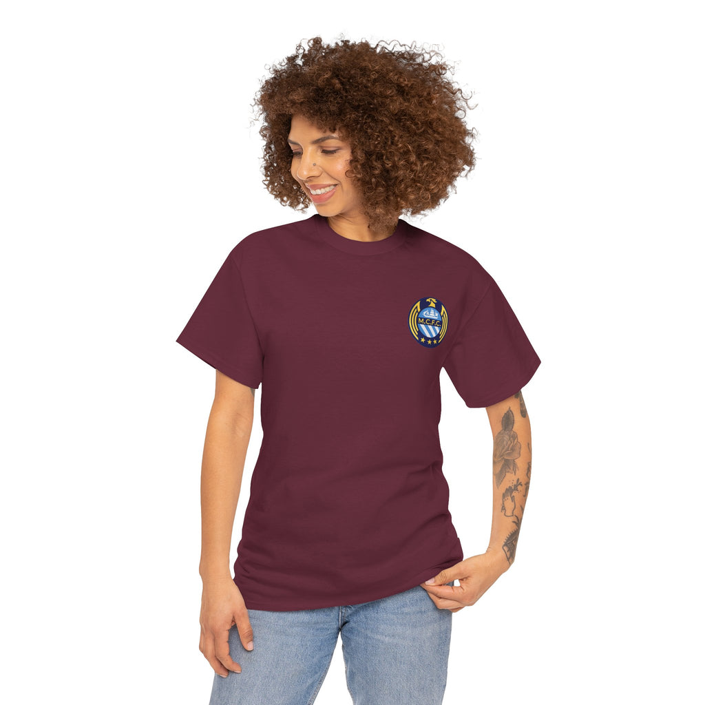 MCFC Unofficial Crest / Badge Tee — Nautical Compass Emblem Shirt