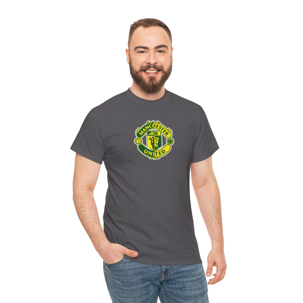 Manchester United Retro Crest Cotton T-Shirt